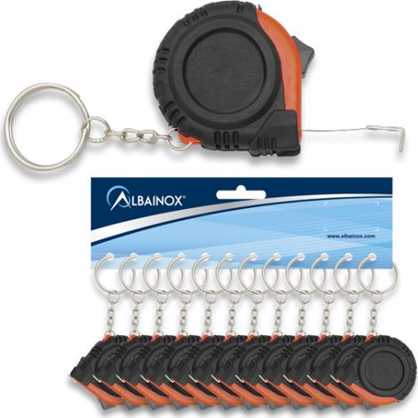 Portachiavi del contatore Albainox, arancione e nero, contenuto 1 unità