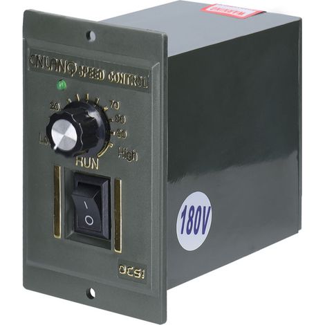 Controlador de velocidad para motores AC220V 2.2A 50/60Hz, dispositivo de control de velocidad preciso. (1/5)