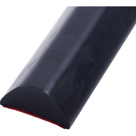 Seuil de douche étanche, joint en silicone, adapté aux plans de travail de cuisine, salles de bains, sols, baignoires (100 cm, noir) (1/5)