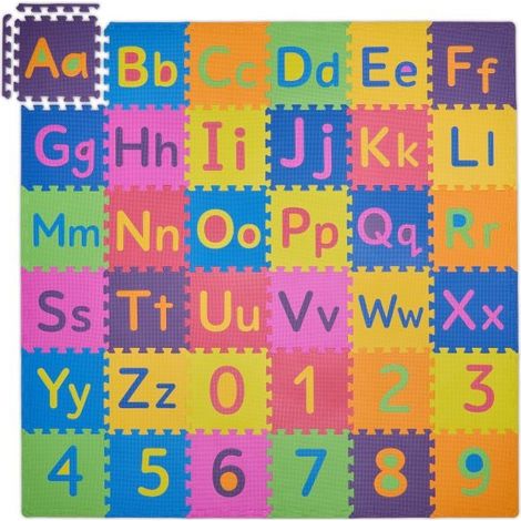 Tappetino puzzle con ABC e numeri (1/5)