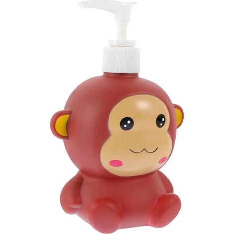Monkey Shaped Lotion Dispenser 300ml Plastic Press Type (1/5)