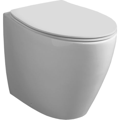 Lft20 lft spazio vaso carenato rimless bianco c/curva tecnica Coprivaso non incluso (1/2)