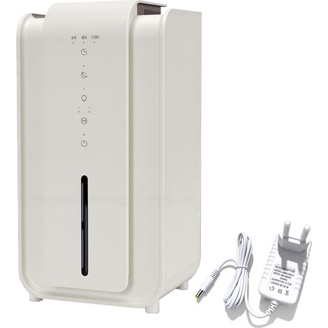 Déshumidificateur silencieux pour la maison, avec réservoir visible de 1,5 L, dégivrage automatique, minuterie 6/8/10 h, design compact pour chambre, placard et salle de bain, fonctionnement silencieu (1/5)