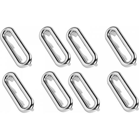 8PCS Évier trop-plein anneau trop-plein trou argent cuisine salle de bain bassin garniture trop-plein vidange couvercle trop-plein anneau (1/5)