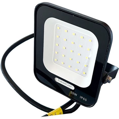 Proiettore Led da Esterno Bassa Tensione 12v-24v 20w 6500k IP65, Giardino, Barche