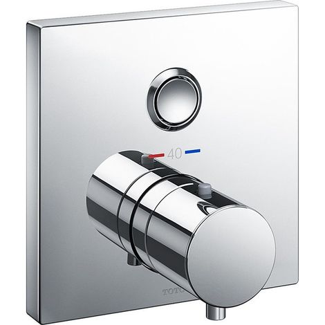 Termostatico doccia da incasso, con funzione start/stop, cromo TOTO