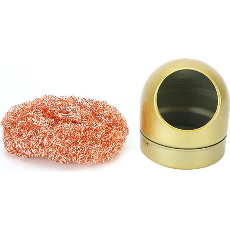 Nettoyeur de Buses de Soudure avec Boules Métalliques et Support Doré (1/5)