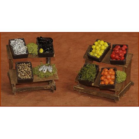 BANCO 8X7CM FRUTTA/PESCE