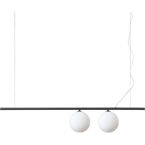 Ideal Lux PERLINE 2 Light Bar Pendel-Deckenleuchte Schwarz (1/2)