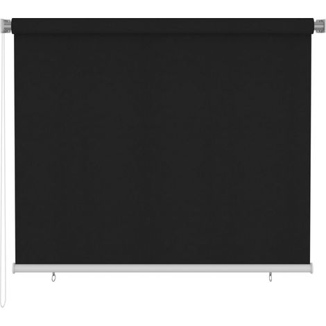 Maison Exclusive - Store roulant d'extérieur 180x140 cm Noir