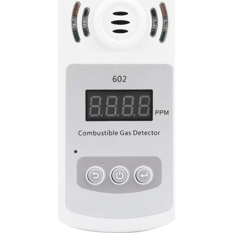 Testeur de gaz Détecteur de gaz combustible Détecteur de fuite de gaz Détecteur de gaz naturel Analyseur de gaz combustible pour l'entretien des canalisations avec capteur électrochimique (1/5)