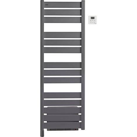 Acova – Sèche-serviettes électrique soufflant 750 + 1000 W – Dimensions 151,7 x 50 cm – Thermostat électronique avec affichage digital – IP24