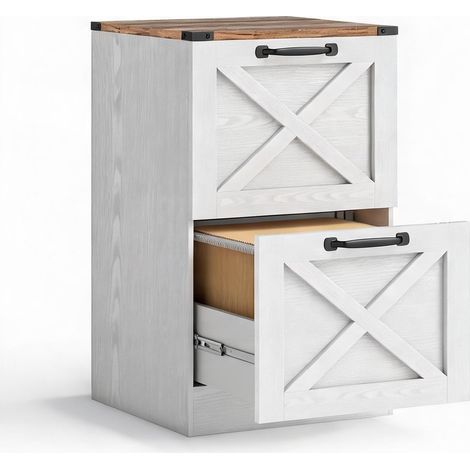 Meuble de rangement de bureau blanco 40 x 40 x 71 cm (1/5)