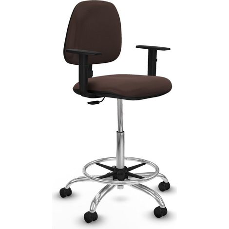 Sedia da Ufficio Piqueras y Crespo B1D05RF Marrone scuro Alta (1/5)