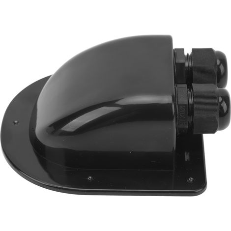 Wasserdichte Doppelloch-Anschlussdose für Wohnmobildächer, bohrfreie Anschlussdose für Solarmodule, Yacht-Anschlussdose, Dachbox, schwarze Anschlussdose, Doppelloch (1/5)