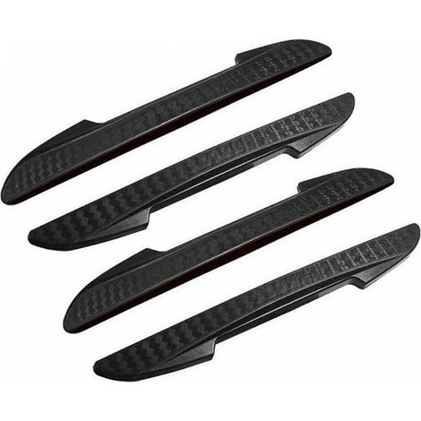 Lot de 4 protections bord de porte auto PVC noir anti-rayure anti-abrasion universel pour portières avant et arrière (1/5)
