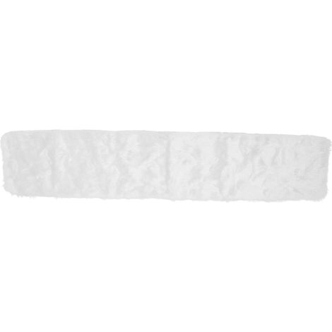 Chemin de Table de Noël en Peluche Blanche, Couverture de Table Décorative pour Hôtel et Café, Nappe Festive Réutilisable pour Décoration de Fête (1/5)