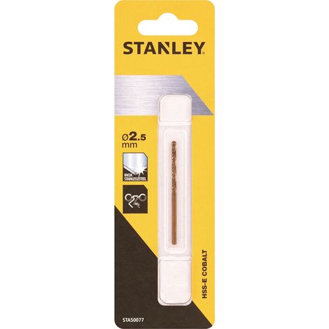 PIRANHA STANLEY STA50077 (X50077) PUNTA AL COBALTO 2,5 MM- STANLEY- 1,0 pz