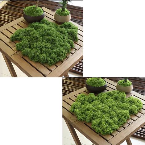 mousse décorative artisanale murale bloc flocage paysager foncé + clair 100g Vert (1/5)