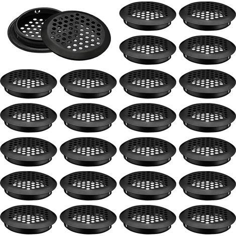 50 grilles de ventilation Divers accessoire de portail, acier inoxydable, diamètre intérieur 53 mm, pour placards et tiroirs (1/5)
