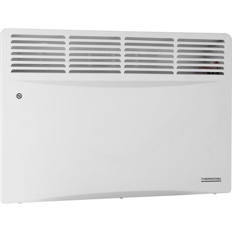 Thermoval Radiateur électrique TC 1500W blanc compact