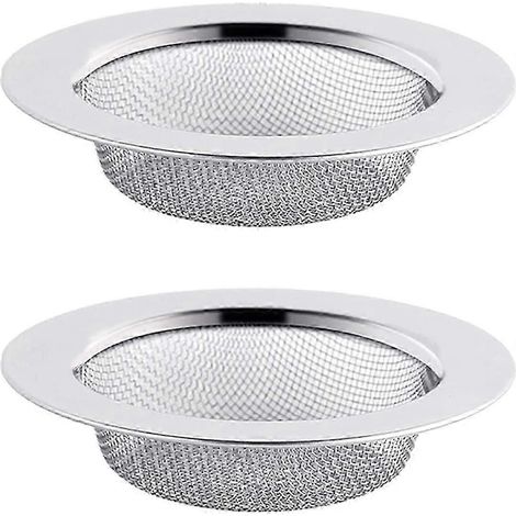 Set mit 2 Edelstahl-Spülbeckensieben, 11,5 cm Abflusssieb, Küchenspülbeckensieb (1/5)
