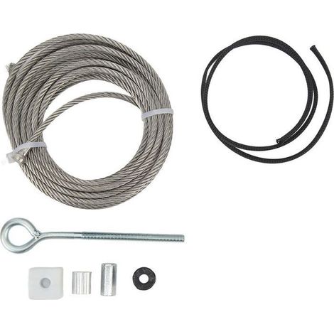 Kit de réparation de câbles - PZCC - 22305 - 7 pièces - Métal antirouille - Pour remorque/RV/camion (1/5)