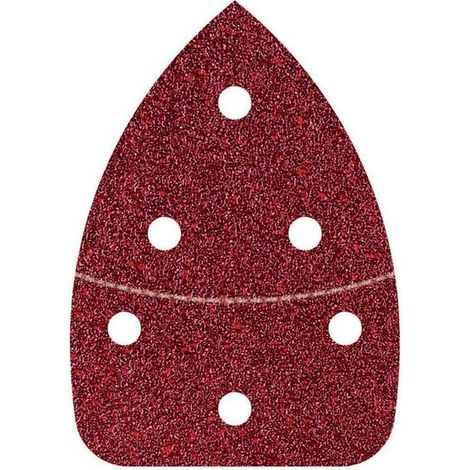 wolfcraft Patins abrasifs auto-agrippants pour bois/métal, 98 x 139 mm-3136000 (1/2)
