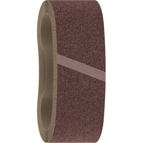 Bosch – Bande abrasive de ponceuse 2608606082 Grain 80 – Dimensions 75 x 533 mm – Pack de 10 pièces – Pour ponçage bois dur et métal - MM 10 PC