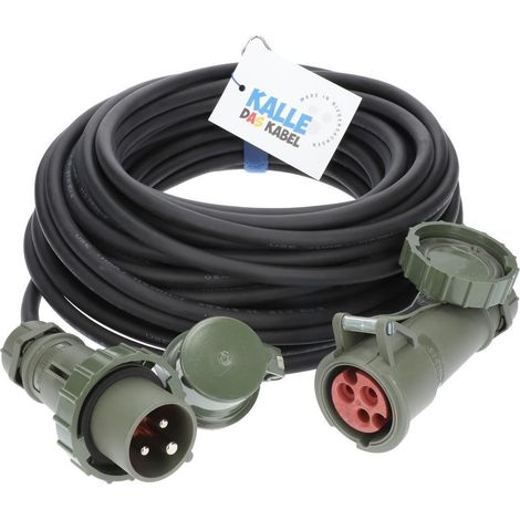 Kalle Verlängerungskabel CEE 230V 16A 1,5mm² Aquasafe Military IP67 50 Meter (1/5)