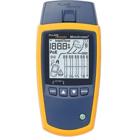Fluke Networks MicroScanner² probador de cables gris (1/4)