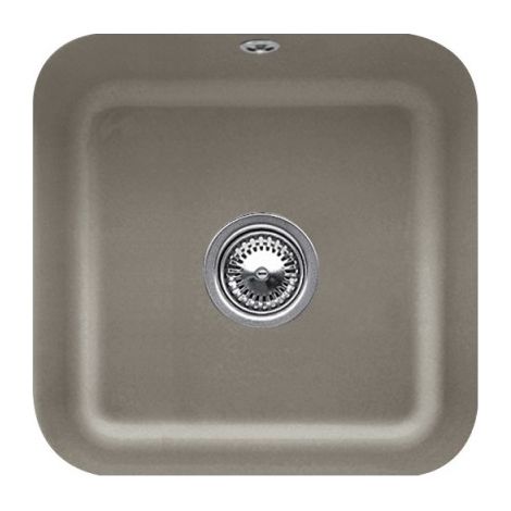 VILLEROY ET BOCH Cisterna 50 Timber CeramicPlus fregadero de 1 seno con vaciador manual