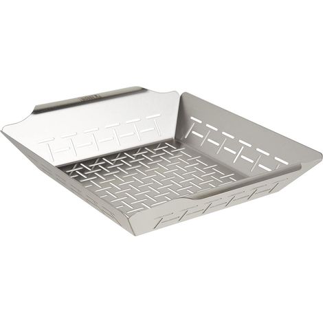 Panier à griller professionnel - Plaques de cuisson et grils de haute qualité pour barbecue - Répartition optimale de la chaleur - Pratique et durable - Idéal pour griller légumes et viandes (1/5)