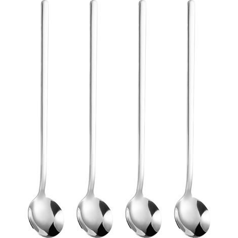 Cuillère À Café - En Acier Inoxydable - Pour Espresso Cappuccino Sucre Dessert - 4 Pièces