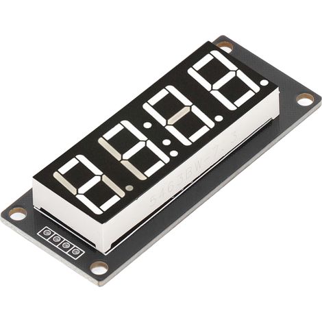 Module afficheur LED 4 chiffres 7 segments écran 0.56 pouces plaque PCB TM1637 5V blanc (1/5)