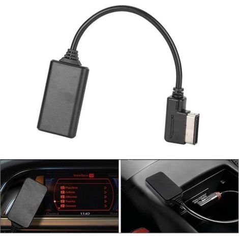 pair Câble audio adaptateur Bluetooth 5.0 pour Audi AMI MMI MDI -ABI