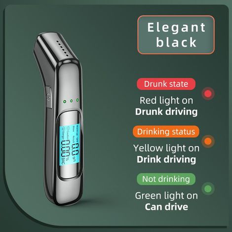 Testeur d’alcool pour contrôle routier, appareil de détection de l’alcool par souffle, détecteur d’alcool professionnel, testeur d’alcool haute précision et portable deng