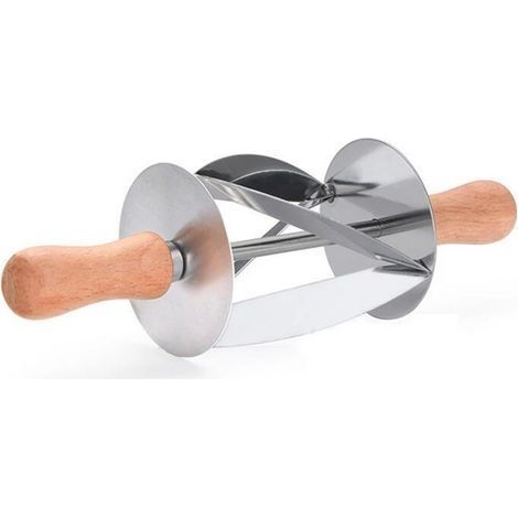 Gebäckmesser aus Edelstahl, Küchennudelholz, Tortenback- und Dekorationswerkzeuge, Brotrad, Teig (1/5)