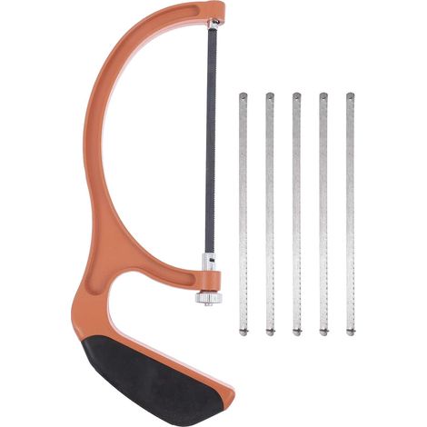 Un ensemble de mini scies à main pour enfants, une scie à main miniature pour le bricolage, des outils de menuiserie pour enfants, des outils de menuiserie multifonctionnels en plastique. (1/5)