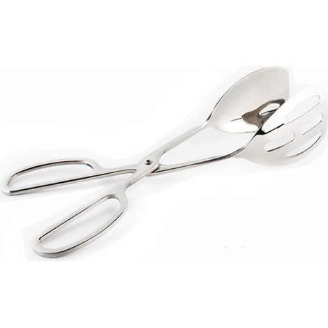 BEBUSINGOTO KitchenKitchen Buffetzange aus Edelstahl, Servierutensilien, Salat- und Grillzange, robuste Servierzange zum Braten, Kochen, 25,4 cm (1/3)