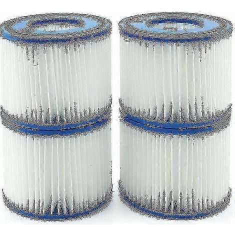 25-26 Éléments filtrants de rechange pour Bestway Lay-Z-Spa BW58323 et 58239 (paquet de 4) (1/4)