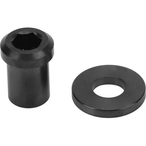 Convient aux écrous de blocage de freins C de vélo, pièces de rechange légères en acier inoxydable M6x10mm pour petits vélos de route, en forme de C, noires. (1/5)