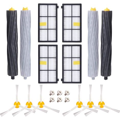 Accessoires pour rechange iRobot Roomba 800 900 Remplaçant kit d'accessoires pour iRobot Roomba série 800 850 851 860 865 866 870 871 876 880 885 886 890 891 896 900 960 966 980 990 (1/5)