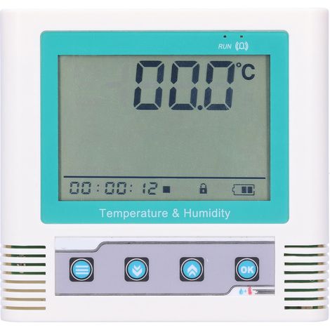 Temperaturdatenlogger mit integriertem USB-Recorder, normale Genauigkeit und LCD-Anzeige (1/5)