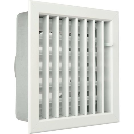 La Ventilazione GCSIB2020140 Griglia Incasso per Camini, Alluminio Bianco, 200x200 mm (1/5)