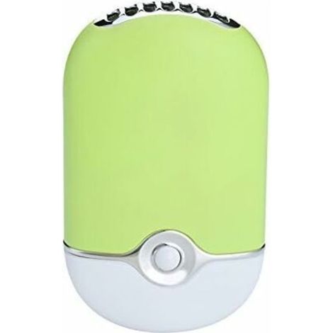 Sèche-cheveux portable - Vert. batterie Li-ion Ventilateur intégré de bureau Ventilateur de climatiseur rechargeable USB (1/4)
