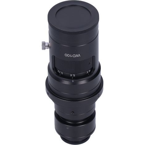 Caméra de microscope 1080p 38 MP, objectif à monture C, éclairage 144 LED pour le soudage de circuits imprimés, prise AC100-240VEU (1/5)