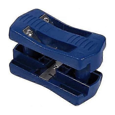 Coupe-bandes de chants pour placage, stratifié, mini-coupe-bandes de chants en plastique, PVC, contreplaqué, mélamine et bois (coupe manuelle, bleu, 1 pièce) (1/5)