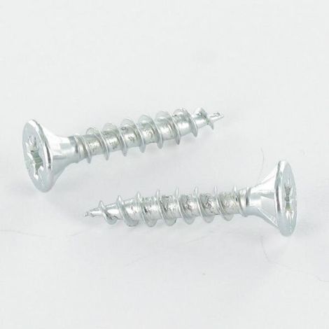 VBA Vis bois agglo Tête fraisée TORX T20 4X25 Filetage total Acier zingué noir - 1 pièce (1/5)
