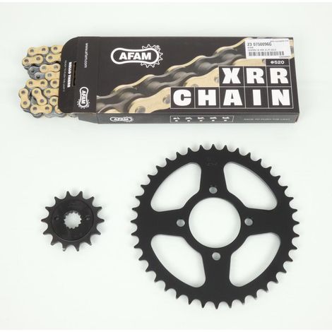Kit chaîne Afam pour quad Suzuki 400 LTZ Quad Sport 2003 à 2008